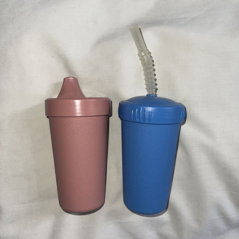 Sippy Cups for Toddlers - 10 Oz. Reusable Spill Proof Cups for Kids